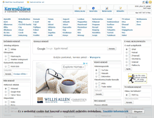 Tablet Screenshot of keresozona.hu